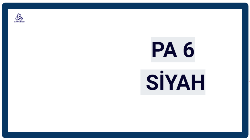 PA 6 SİYAH